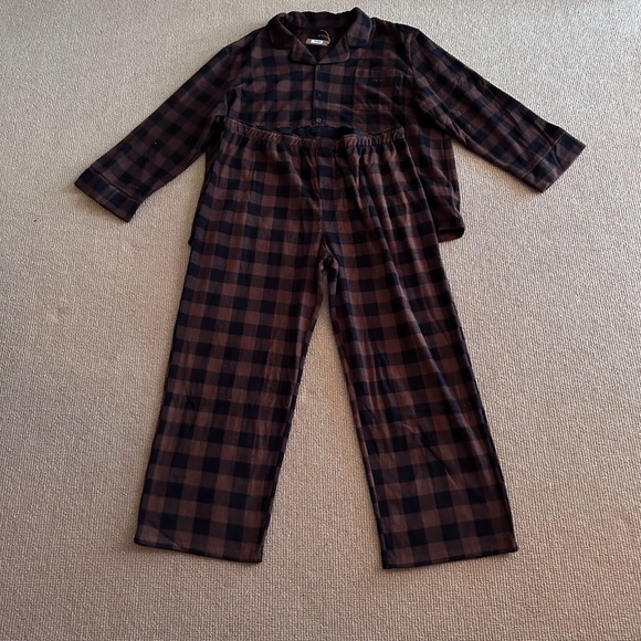 SKIMS Other - Skims Jasper Buffalo Check Plaid Fleece Pajama Sleep Set, Size 4X NWT